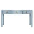 Castella Light Blue Console Table with three drawers