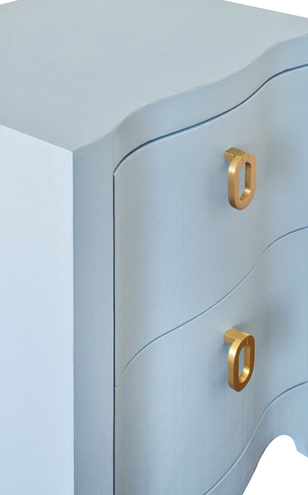 Castella Light Blue Side Table Closeup