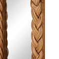 Castello Rectangular Braided Rattan details
