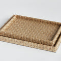 Caswell Small Woven Tray Set stacked