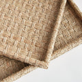 Caswell Woven Tray Set closeup texture