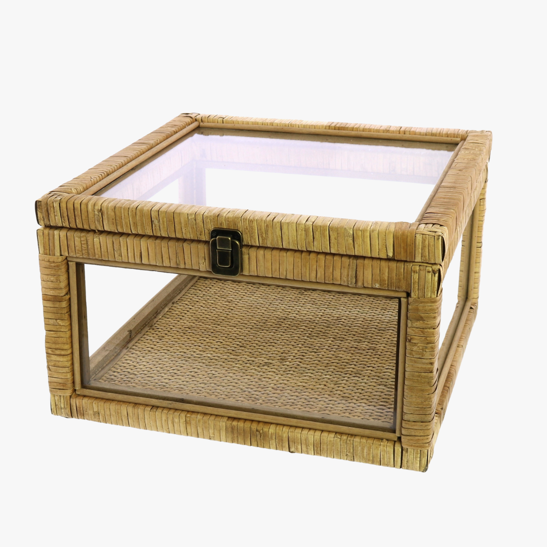 Cayman Rattan Square Case