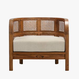 Cebu Woven Cane Lounge Chair