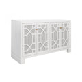 Celia Matte White Lacquer Cabinet