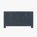 Celia Navy Matte Lacquer Cabinet