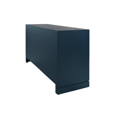 Celia Navy Matte Lacquer Cabinet back view