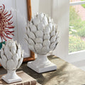 Ceramic Artichoke Finials styled