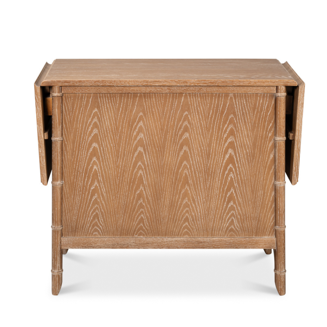 Chaplin Bay Oak Cabinet - back view