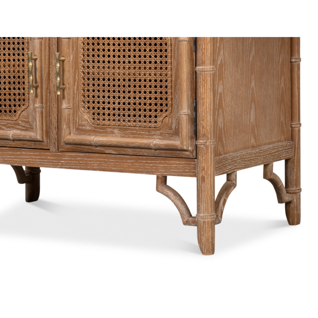 Chaplin Bay Oak Cabinet - leg details