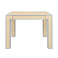 Chapman Grasscloth Square Parsons Game Table 