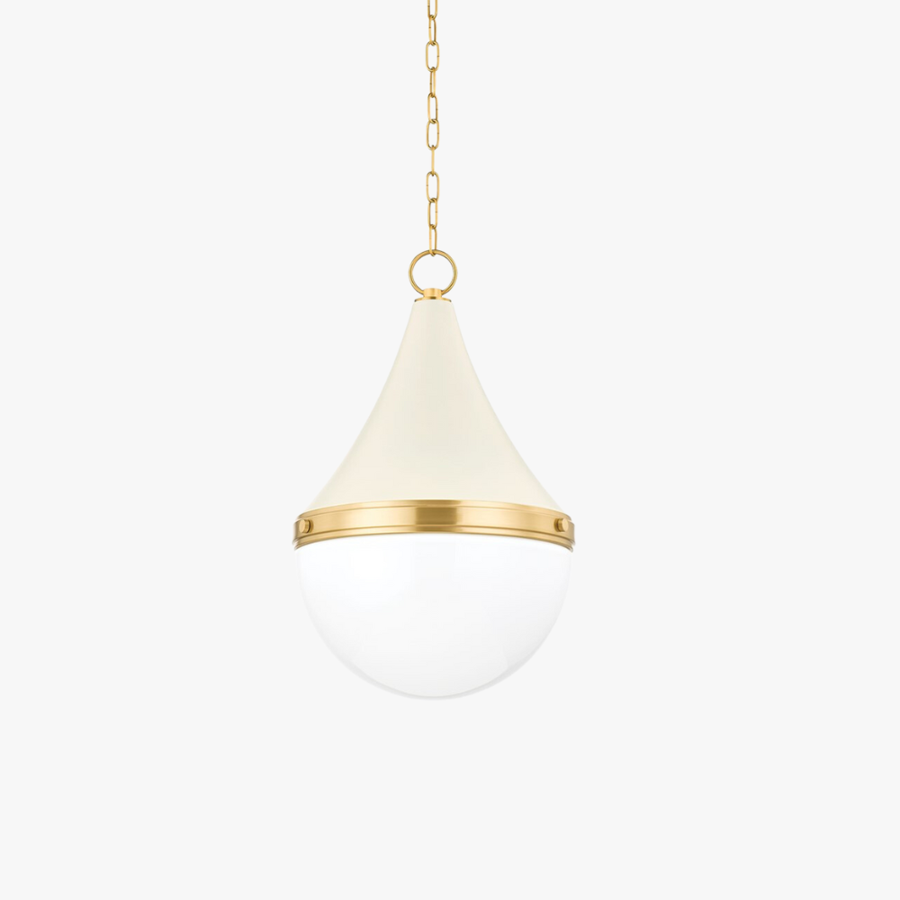 Charleston Pendant Small Cream Pendant