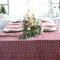 Charlotte Berry Red Table Cloth