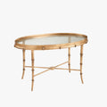 Cheshire Gold Bamboo Cocktail Table