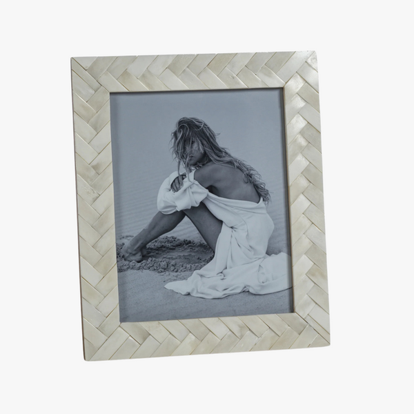 Chevron Bone Photo Frame