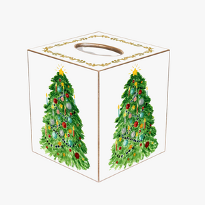 Christmas Tree Tissue Box Cover