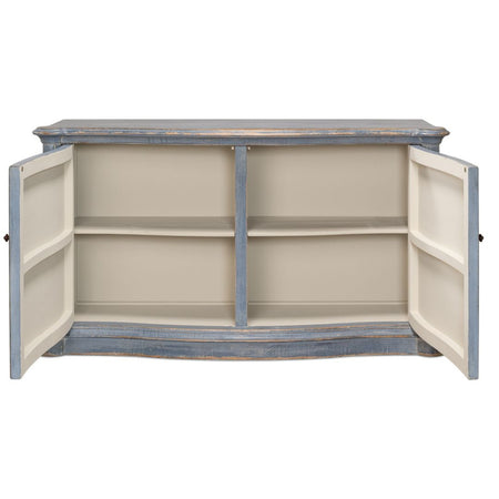 Claiborne Bowfront Sideboard painted interior