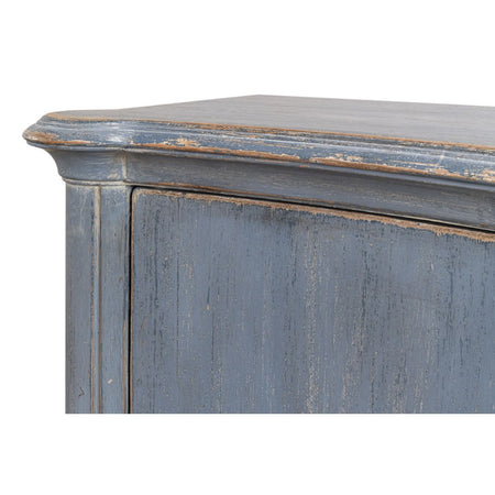 Claiborne Sideboard Painted Blue worn  details