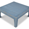 Classic Ming Rustic Blue finish Coffee Table