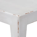 Classic Ming White Large Coffee Table corner closeup