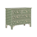 Clementine Green Floral Bone Inlay Chest