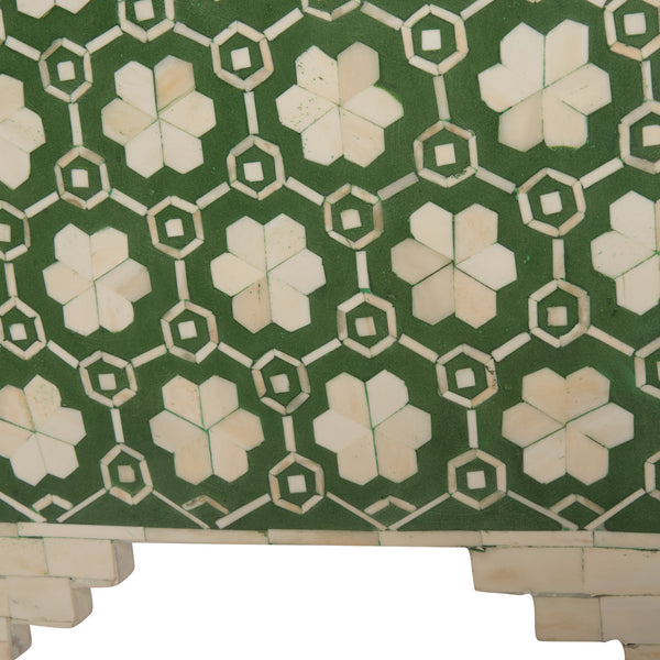 Clementine Green Inlay closeup