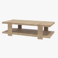 Clint Coffee Table - Woven Abaca Rope