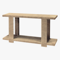 Clint Console Table - Woven Abaca Rope