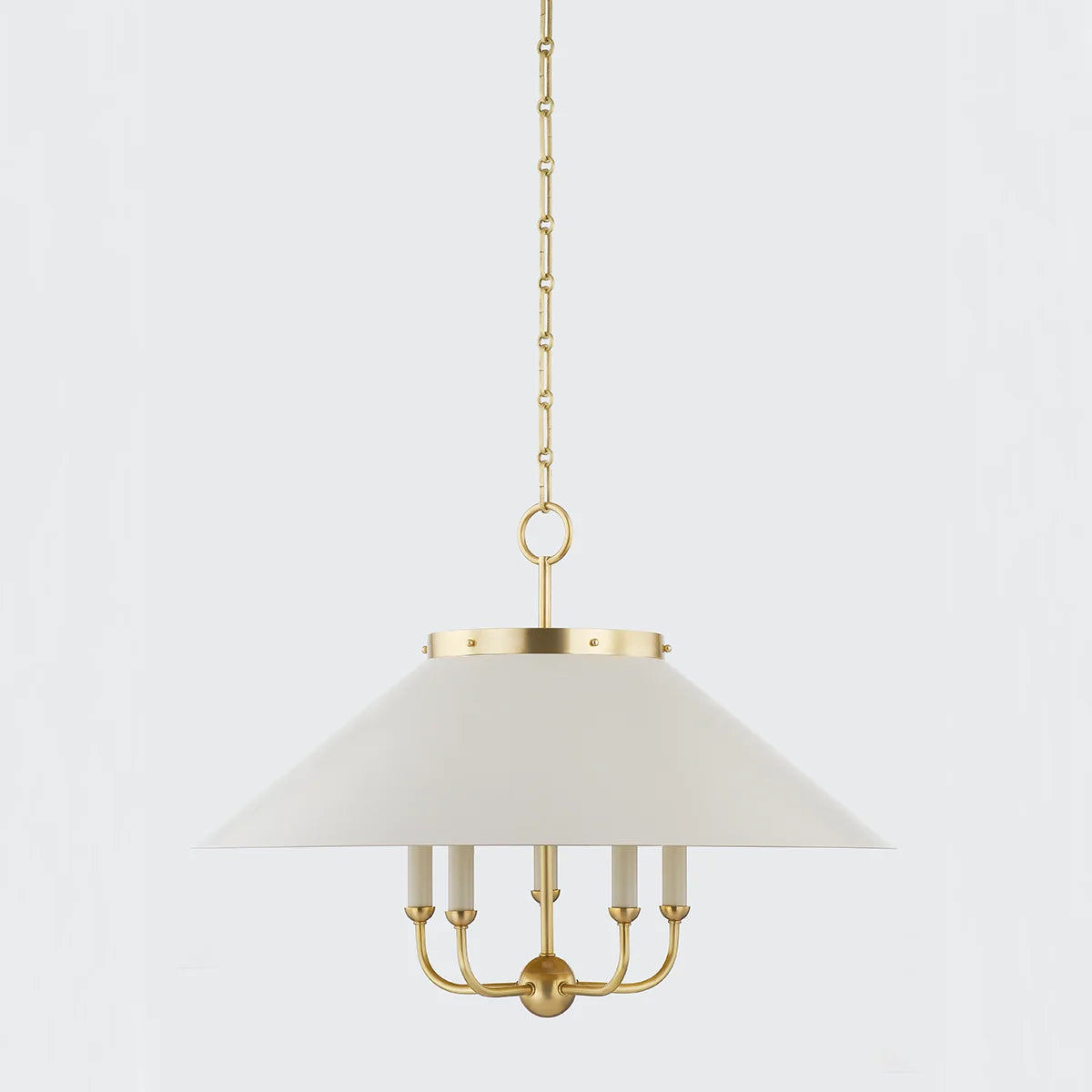 Clivedon Off White Chandelier - Mark D Sikes Lighting