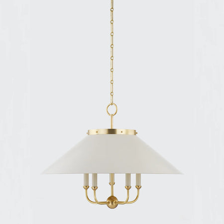 Clivedon Off White Chandelier - Mark D Sikes Lighting