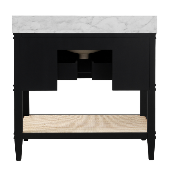 Cogswell Black Vanity Back Cutout