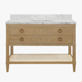 Cogswell Cerused Oak Vanity - 48" Wide