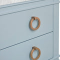 Cogswell Light Blue Vanity hardware closeup