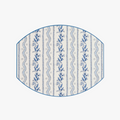 Emma Navy Two Sided Placemat