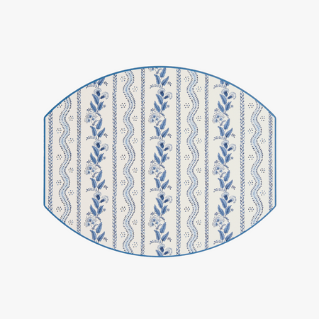 Emma Navy Two Sided Placemat