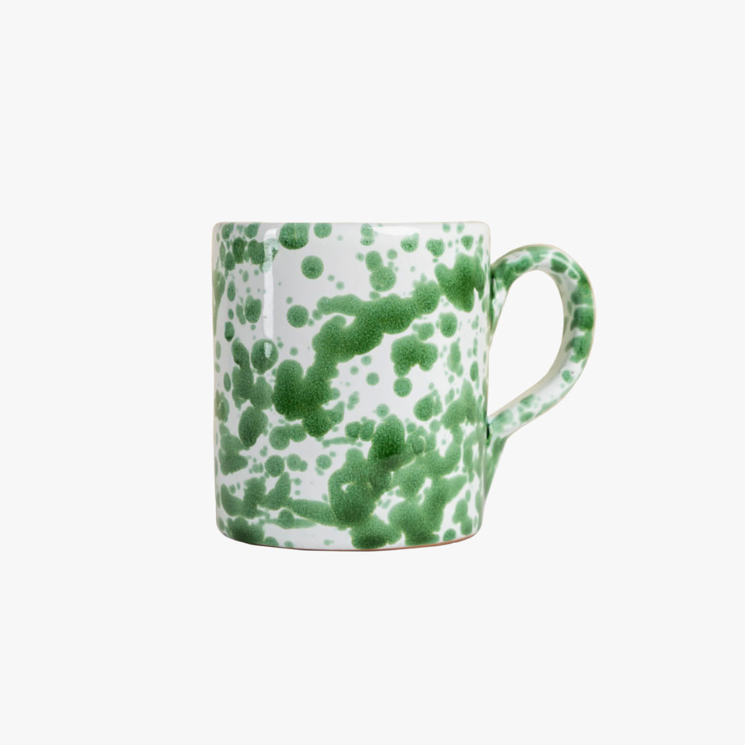 Taverna Green Speckled Mug