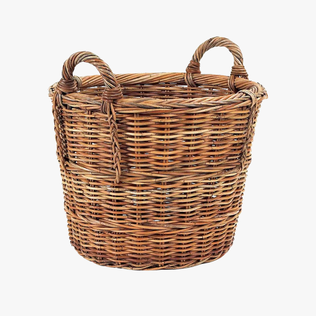 French Country Log Basket