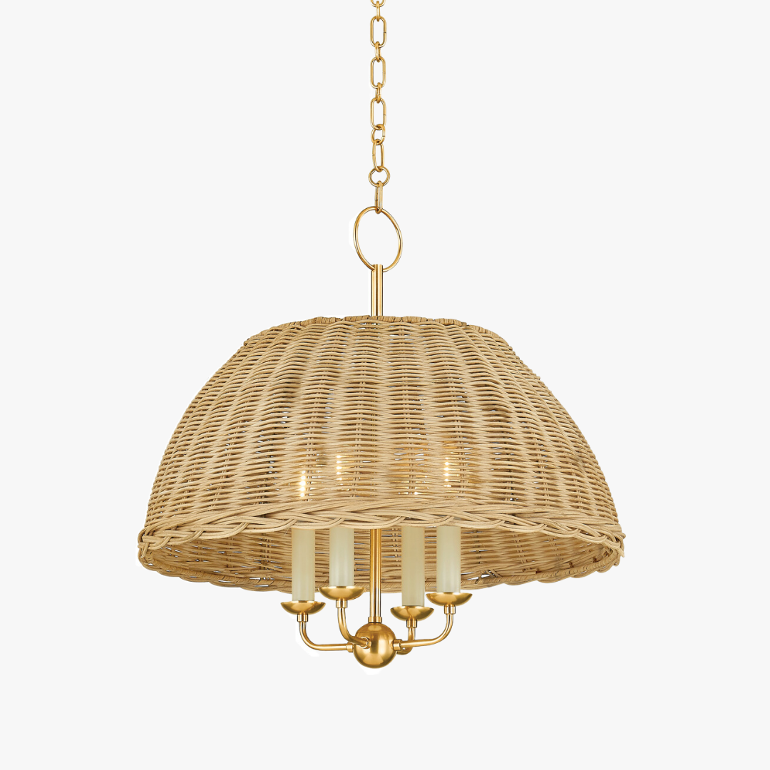 Atherton Rattan Pendant by Dear Keaton