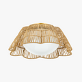 Raiford Rattan Flush Mount