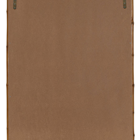 Corsica Bamboo Wall Mirror back view