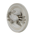 Crab Ceramic Wall Art side view