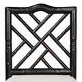 Crosby Counter Stool - chinoiserie fretwork pattern back