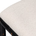Crosby Counter Stool - linen fabric closeup