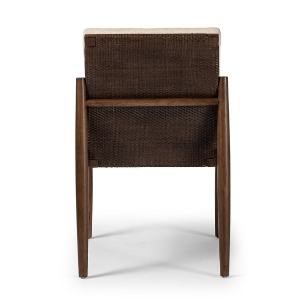 Crosby Dining Chair woven rattan back