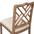 Crosby Oak Counter Stool  arched back detail