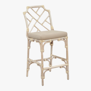 Custom Color Chippendale Counter Stool