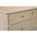 Custom Color Chippendale Four Drawer Dresser corner closeup