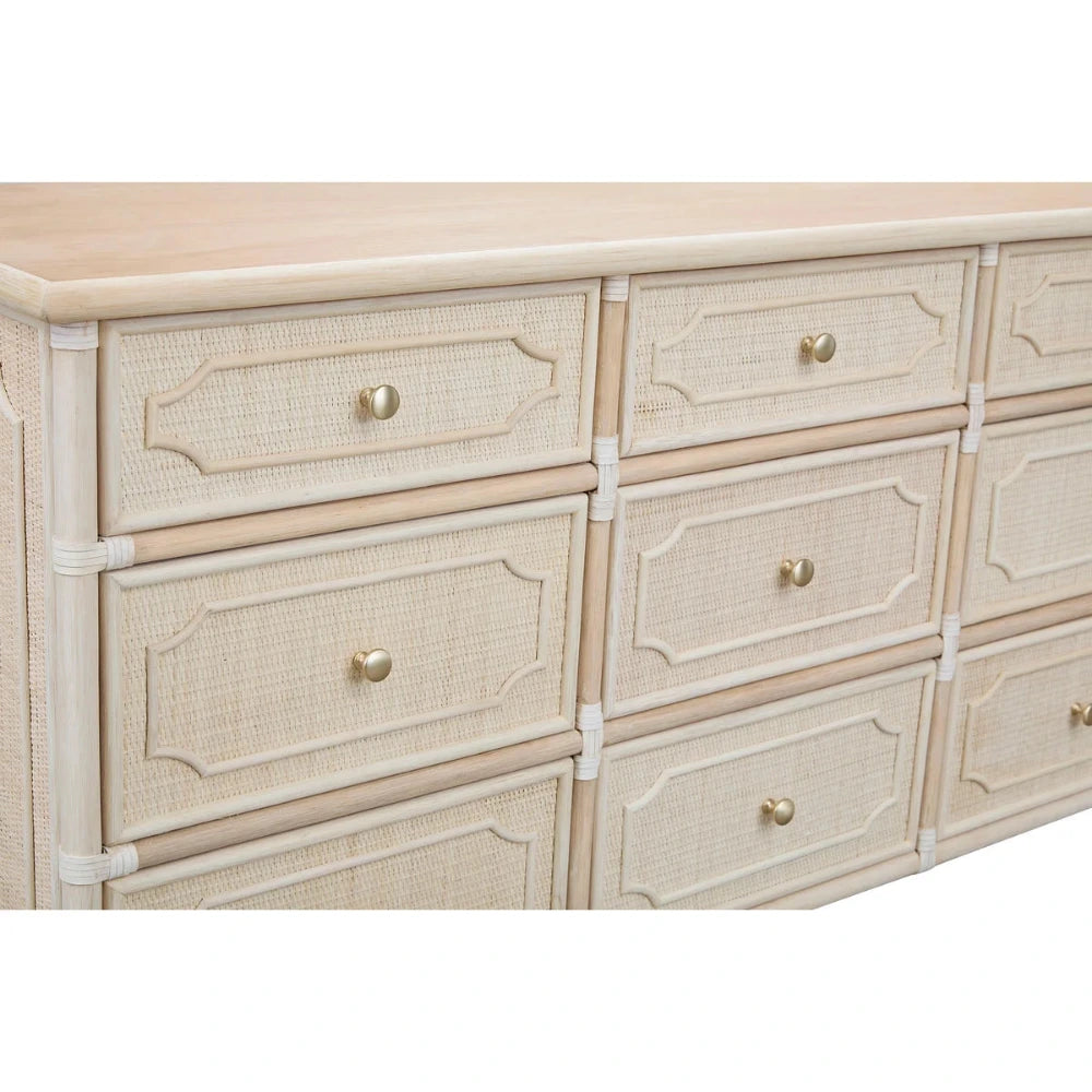 Custom Color Chippendale Long Dresser closeup