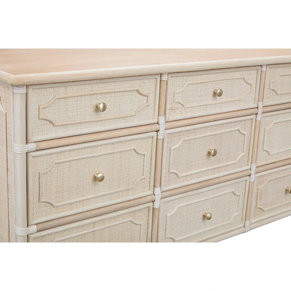 Custom Color Chippendale Long Dresser closeup