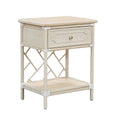 Custom Color Chippendale Side Table - one drawer