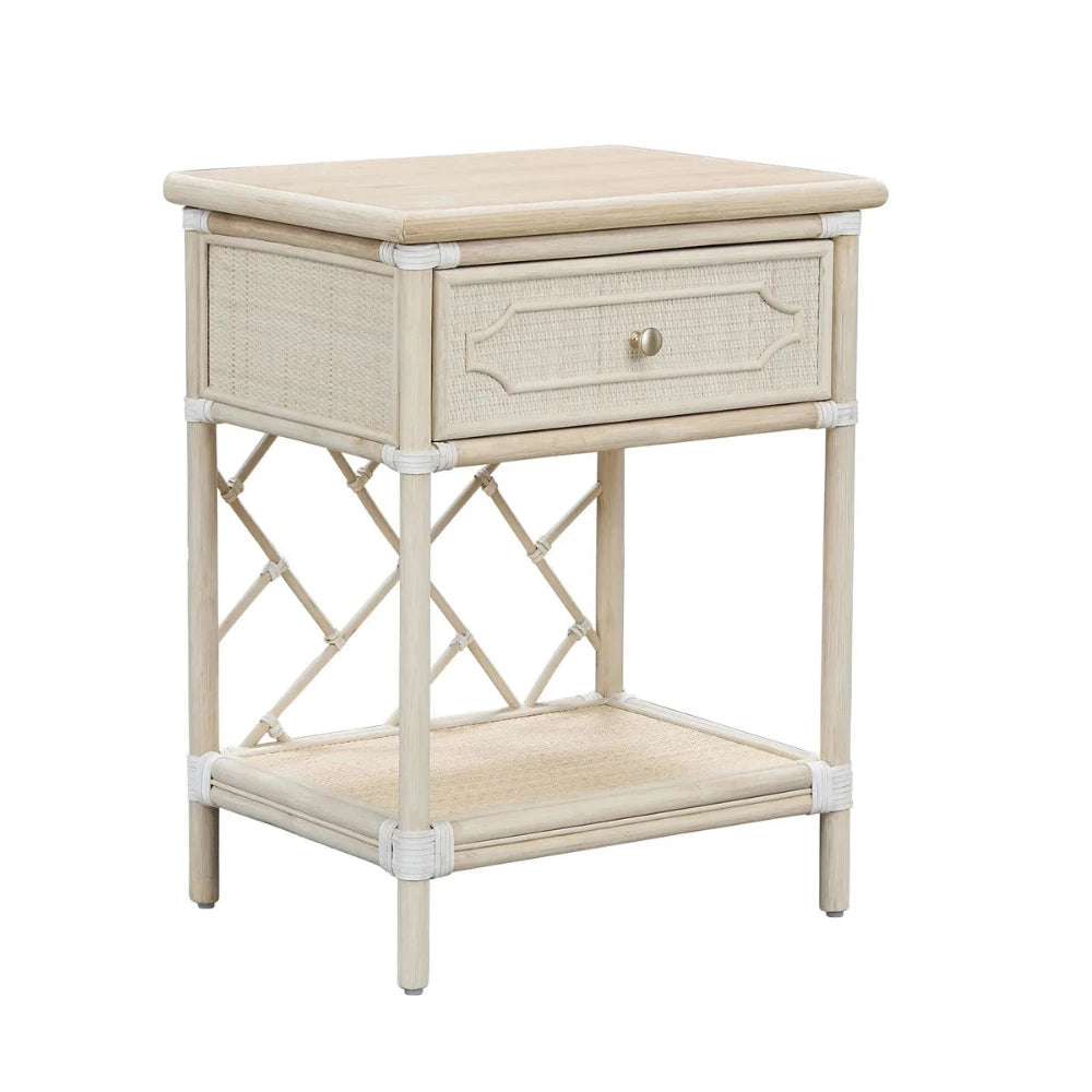 Custom Color Chippendale Side Table - one drawer